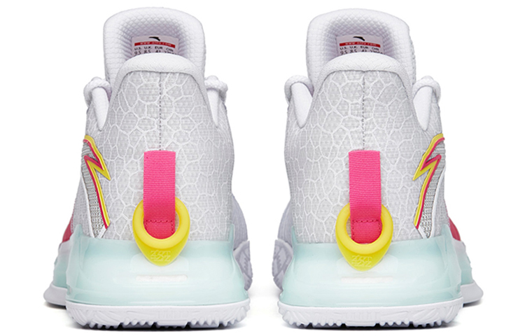 Anta Light Crazy 1 Basketball Shoes 'White Pink' 圖 4