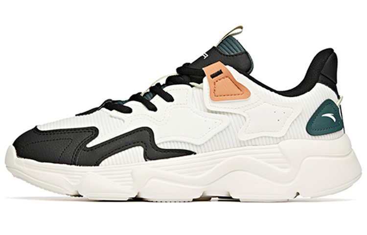 Anta Lightweight Breathable Mesh 'White Black Green' 11938822R-4