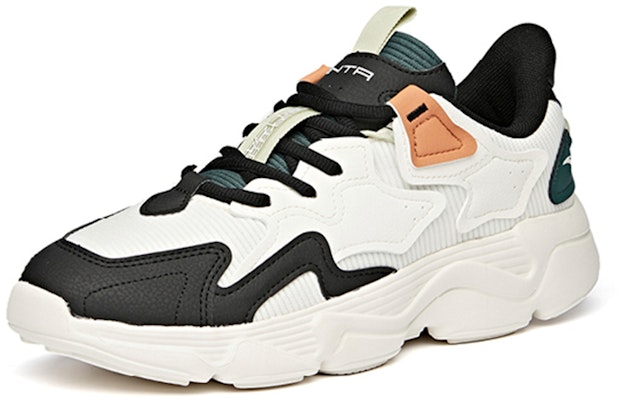 Anta Lightweight Breathable Mesh 'White Black Green' 11938822R-4 Lookbook Anta Lightweight Breathable Mesh 'White Black Green' 11938822R-4