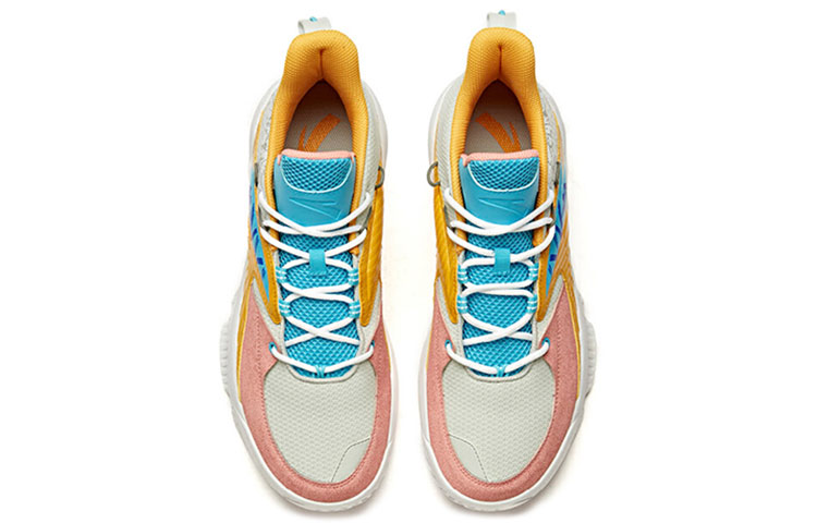 Shop Anta Ling Level ''Wit Blauw Oranje'' 912011186-4