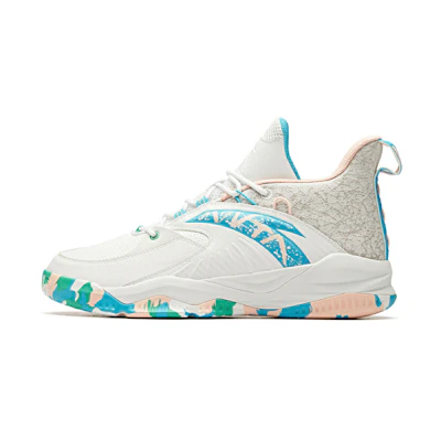 Anta Ling Level Basic Basketball Shoes 'White Blue Pink'