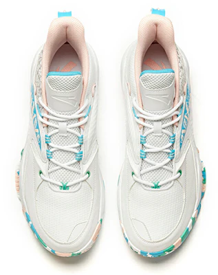 安踏凌深基础篮球鞋 '白蓝粉' 112141148R-4 Shop 安踏凌深基础篮球鞋 '白蓝粉' 112141148R-4