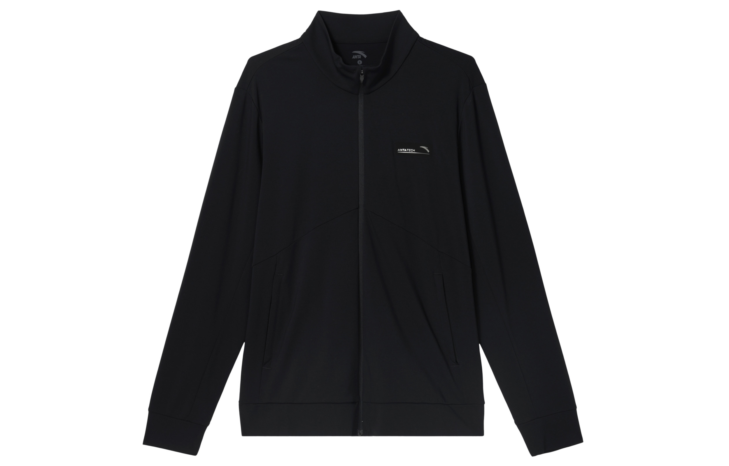 Anta Logo Zip-Up Jacket - Basic Black 152327704-2
