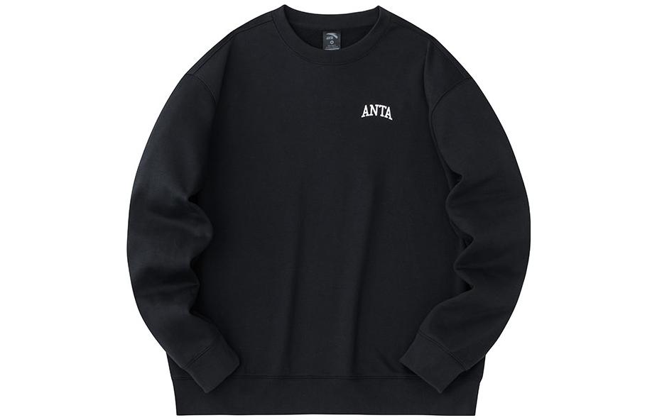 Anta Loose Fit Crewneck Sweatshirt Life Series Basic Black 952348715-3