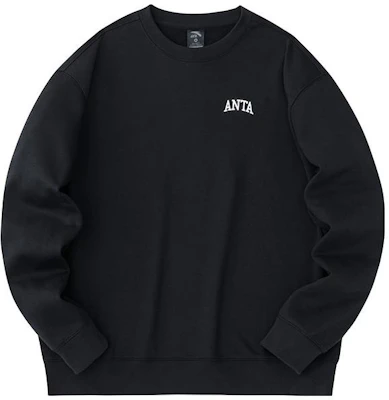 アンタ ルーズフィット クルーネック スウェットシャツ ライフシリーズ ブラック 952348715-3 Buy アンタ ルーズフィット クルーネック スウェットシャツ ライフシリーズ ブラック 952348715-3