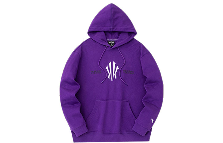 Order 安踏寬鬆版字母印花連帽衫 Kyrie 系列 - 紫色 172341707-2