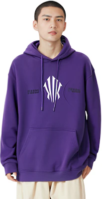 安踏寬鬆版字母印花連帽衫 Kyrie 系列 - 紫色 172341707-2 Lookbook 安踏寬鬆版字母印花連帽衫 Kyrie 系列 - 紫色 172341707-2