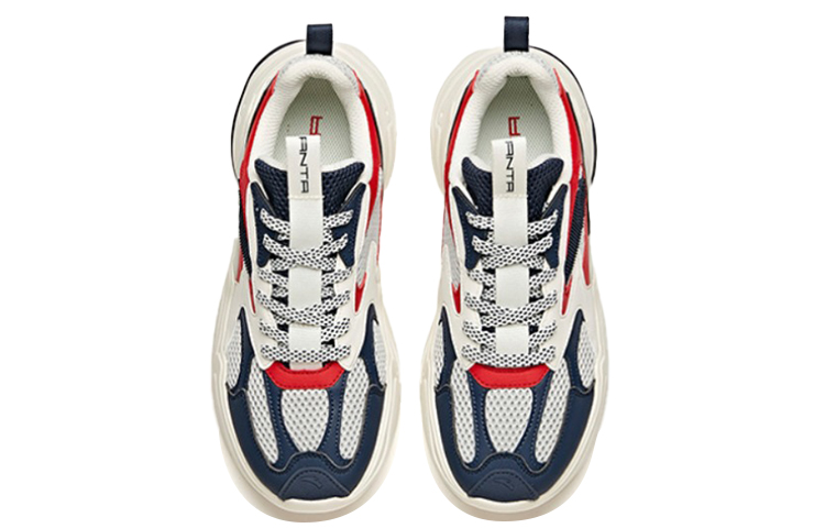 Lookbook Anta Low-Top ''Grand Slam Bianco Grigio Blu'' 112028883-2