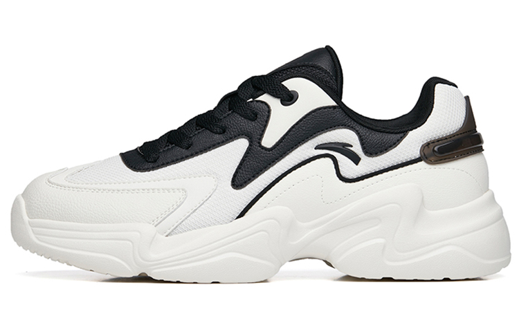 Buy Anta安踏 織物合成皮 減震防滑耐磨 低筒 生活休閒鞋 男款 白黑