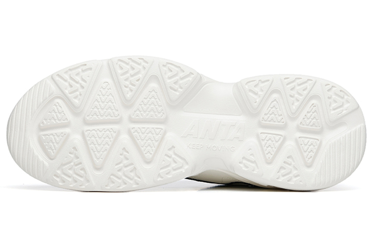 Purchase Anta安踏 織物合成皮 減震防滑耐磨 低筒 生活休閒鞋 男款 白黑