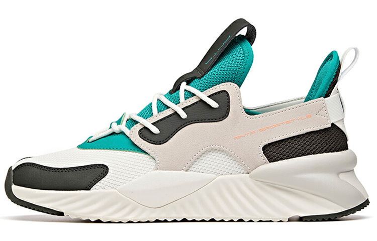 Anta Low-Top 'White Black Green' 'Unrestrained Life Series' 912018803-9