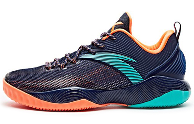 Anta Low-Top Basketball 'Black Blue' 14731380-11
