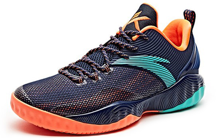 Lookbook Anta Lage Basketbalschoenen ''Zwart Blauw'' 14731380-11