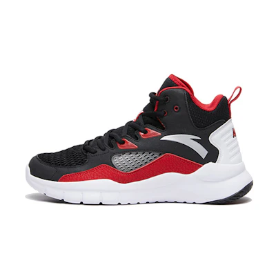 Anta Low-Top Basketball 'Black Red White'