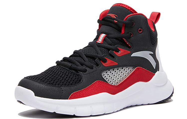 Anta Low-Top Basketball 'Black Red White' 圖 3