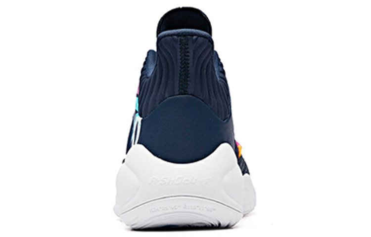 Shop Anta Scarpe Basket Basse ''Blu Viola'' 11931605-6