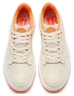 Anta安踏 舒適百搭 輕便透氣 低筒 板鞋 男款 米白橙 Order Anta安踏 舒適百搭 輕便透氣 低筒 板鞋 男款 米白橙