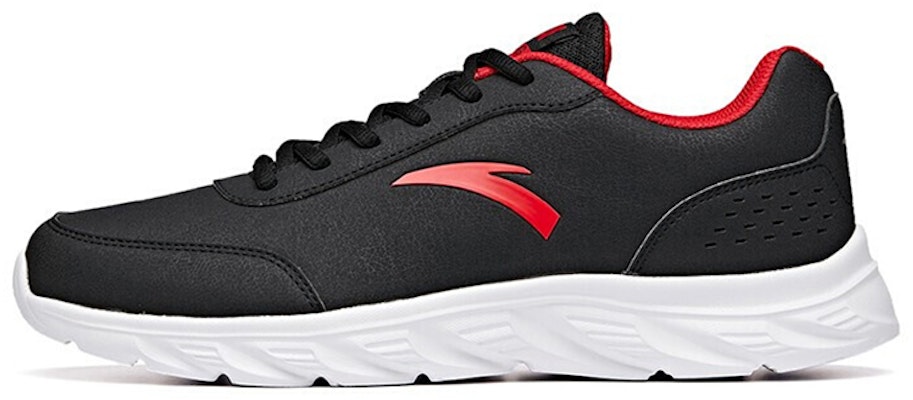 Anta Running Series Sneakers Leather 'Black Red' 91835529-8 Buy Anta Running Series Sneakers Leather 'Black Red' 91835529-8