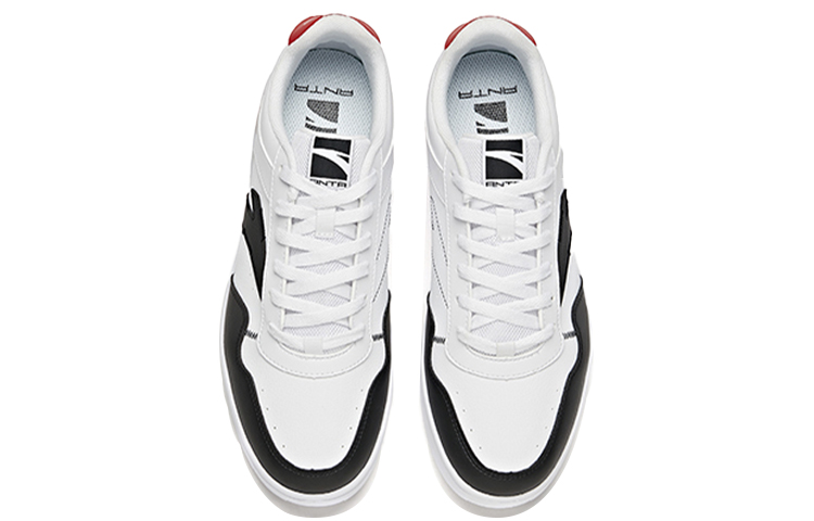 Shop Anta Low-Top Leder Sneakers ''Weiß Schwarz'' 912118009-5