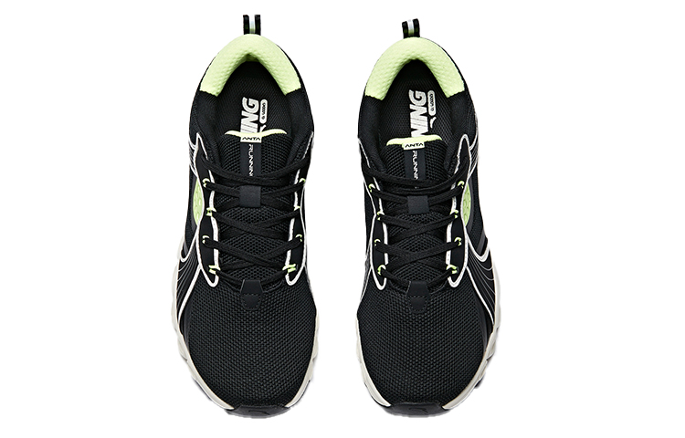 Lookbook Anta Low-Top Running ''Schwarz Grün Weiß'' 11945582-2