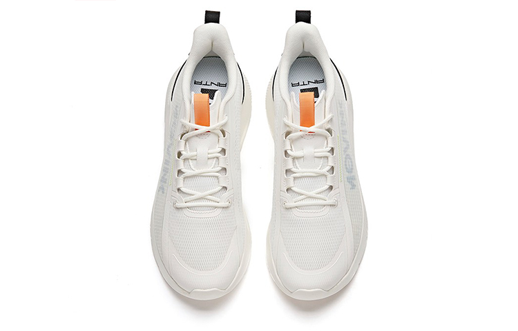 Lookbook Anta安踏 網眼休閒 透氣 低筒 跑步鞋 男款 象牙白