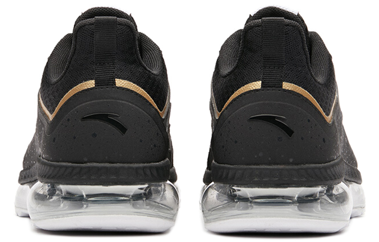 Shop Anta Kasut Larian Low-Top 'Hitam Emas' 91835506-3