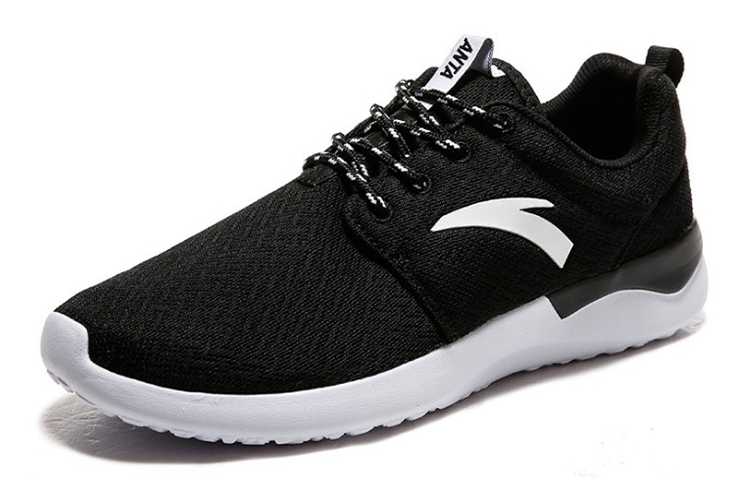 Anta Low-Top Running Shoe 'Black White' 圖 3