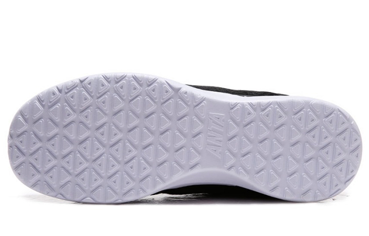 Anta Low-Top Running Shoe 'Black White' 圖 5