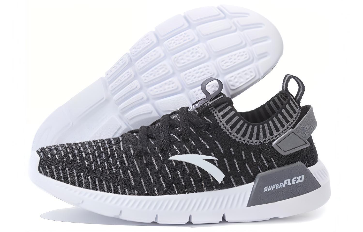 Anta Low-Top Running Shoes 'Black Grey White' 圖 3