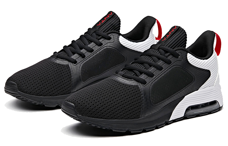 Anta Low-top Running Shoes 'Black White' 圖 2