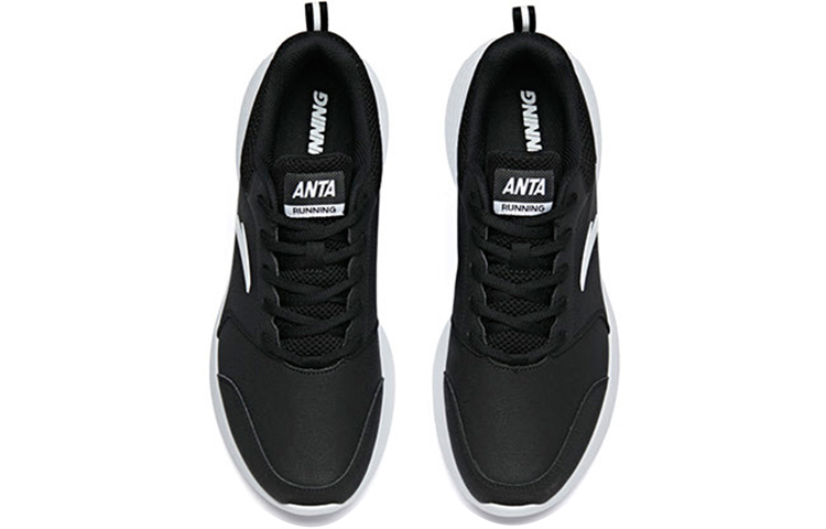 Anta Low-Top Running Shoes 'Black White' 圖 4