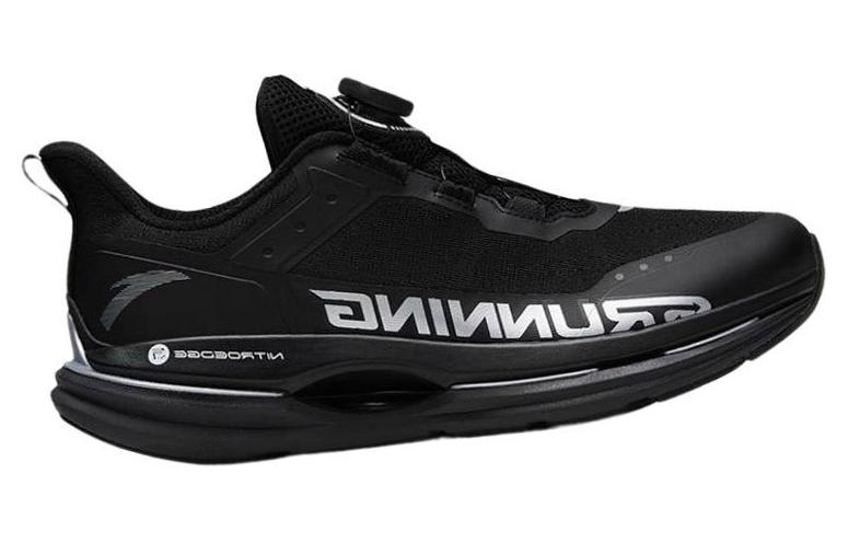 Lookbook Kasut Lari Potongan Rendah Anta 'Hitam Anti-Licin' 112325567S-3