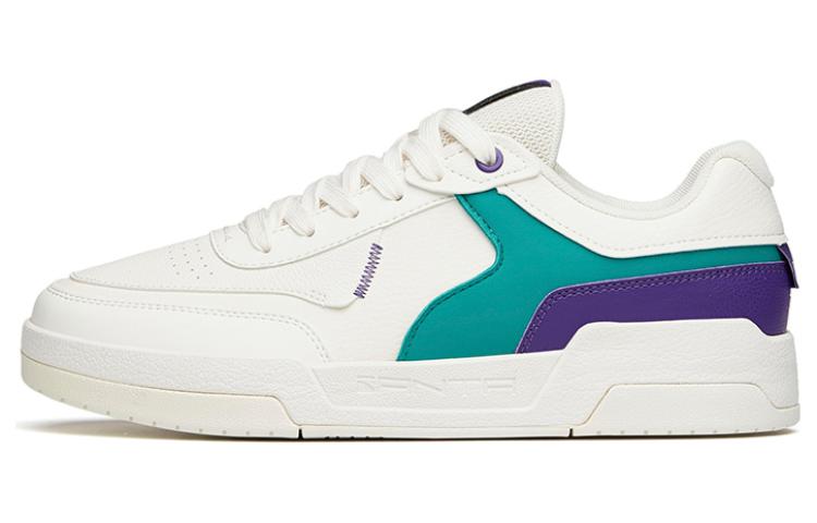 Buy 安踏 白绿色低帮滑板鞋 112228081R-5