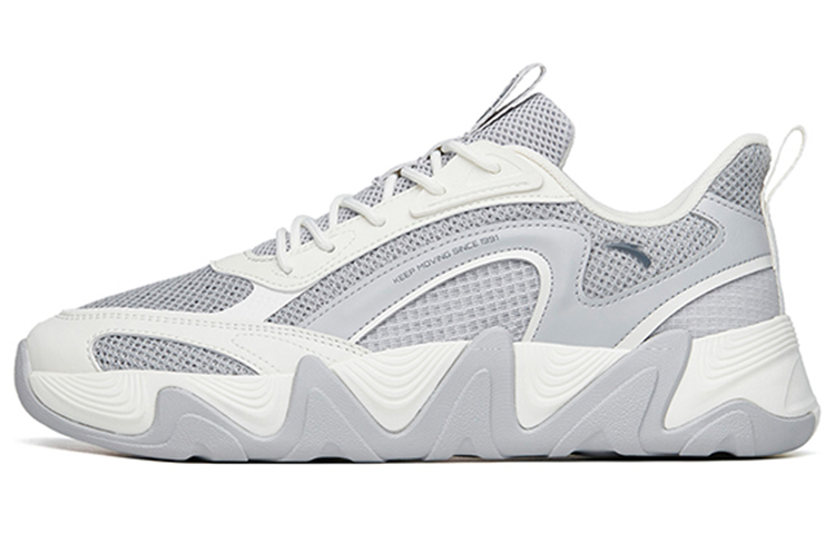 Anta Low-Top Skate Shoe 'White Grey' 112228051-5