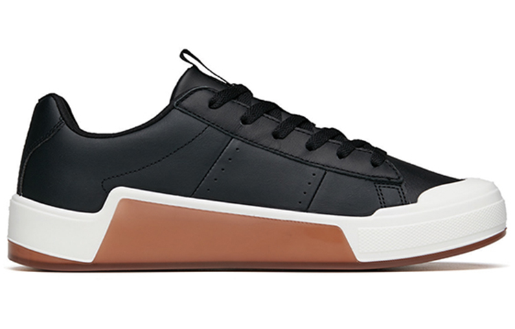 Anta Skateboarding Shoes 'Black White Brown' 圖 2