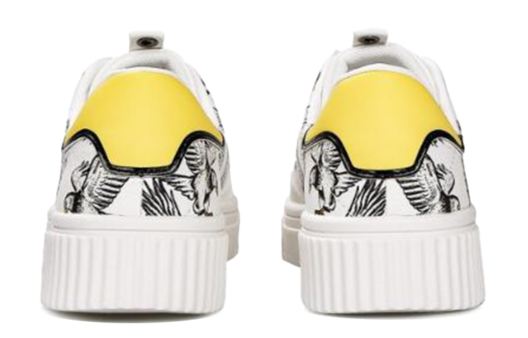 Shop Anta Low-Top Skateboard Sneaker 'White Black Yellow' 111948023R-3