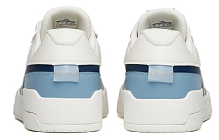 Shop Anta Low-Top Skateboard Sneaker 'White Grey Blue' 112148081R-6