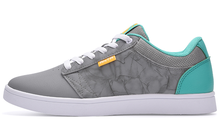 Anta Low-Top Skateboard Sneakers 'Grey Green' 91948004A-5