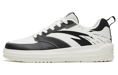 Anta Low-Top Sneaker 'Black and White'