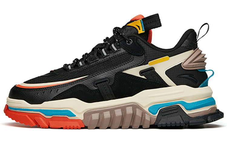 Anta Low-Top Sneakers 'Shadow Stealth Black Yellow' 912148027-3