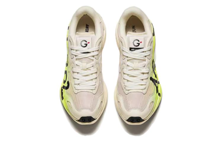 Anta Running Series Sneakers 'Beige White Green' 圖 3