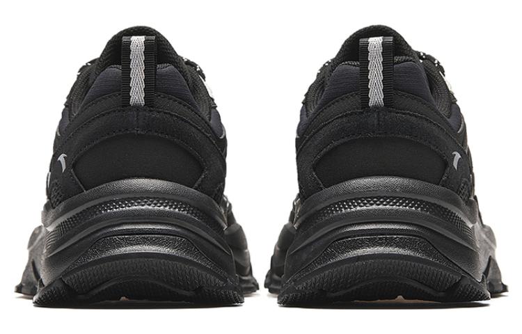 Shop Anta安踏 炙熱 舒適 減震耐磨 低幫 生活休閒鞋 男款 黑銀色