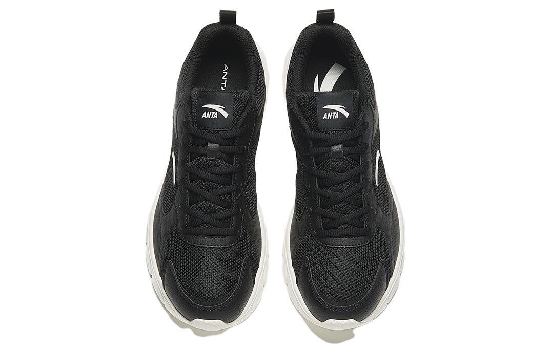 Lookbook Anta安踏 舒適 防滑耐磨 低筒 跑步鞋 男款 黑白