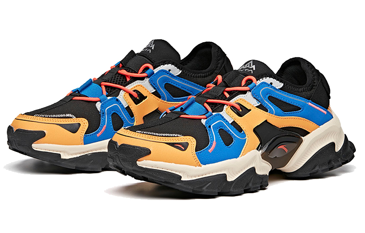 Anta Hiking Shoes 'Black Yellow Blue' 圖 2