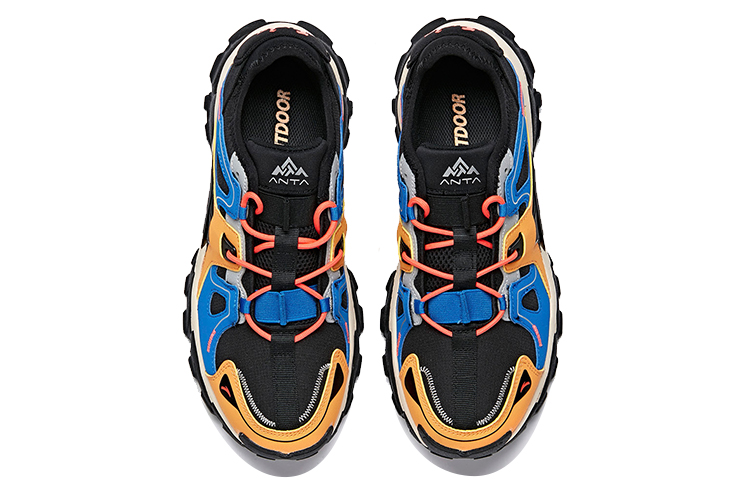 Anta Hiking Shoes 'Black Yellow Blue' 圖 3