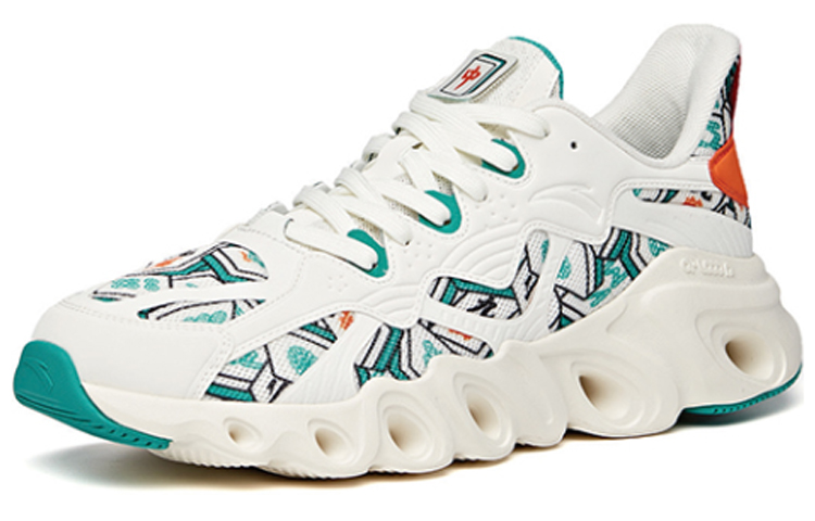 Order Anta安踏 麻將 能量環科技 低筒 跑步鞋 男款 白綠