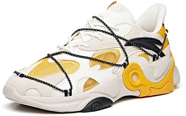 Anta安踏 減震防滑耐磨 低幫 運動休閒鞋 白黃 Order Anta安踏 減震防滑耐磨 低幫 運動休閒鞋 白黃