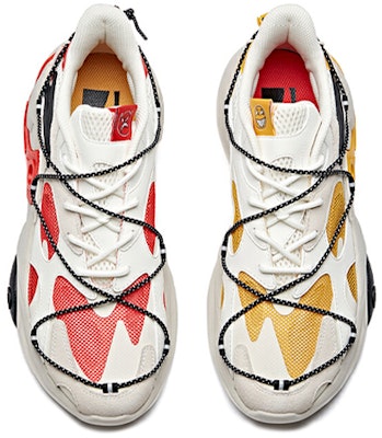 Anta安踏 減震防滑耐磨 低幫 運動休閒鞋 白黃 Lookbook Anta安踏 減震防滑耐磨 低幫 運動休閒鞋 白黃