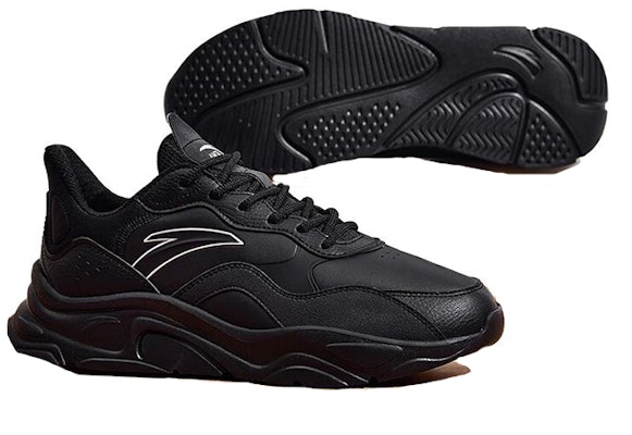 Anta安踏 小千禧 耐磨防滑 低筒 生活休閒鞋 男款 黑色 Lookbook Anta安踏 小千禧 耐磨防滑 低筒 生活休閒鞋 男款 黑色