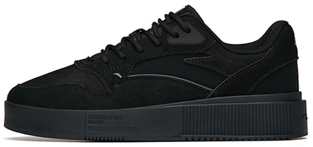 Anta安踏 防滑耐磨 低筒 板鞋 男款 黑色 Buy Anta安踏 防滑耐磨 低筒 板鞋 男款 黑色